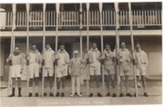 CAMBRIDGE UNIVERSITY CREW 1924 ROWING POSTCARD