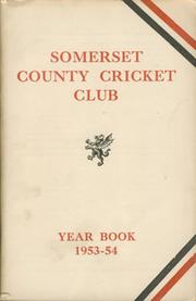 SOMERSET COUNTY CRICKET CLUB YEARBOOK 1953-54