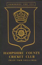 HAMPSHIRE COUNTY CRICKET CLUB ILLUSTRATED HANDBOOK 1953