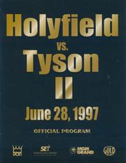 EVANDER HOLYFIELD V MIKE TYSON 1997 BOXING PROGRAMME ( TYSON DISQUALIFIED FOR BITING) + TICKET