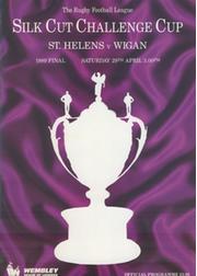 ST. HELENS V WIGAN 1989 (CHALLENGE CUP FINAL) RUGBY LEAGUE PROGRAMME