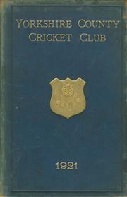YORKSHIRE COUNTY CRICKET CLUB 1921 [ANNUAL] - MEMBER