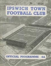 IPSWICH TOWN V SWANSEA TOWN 1959-60 FOOTBALL PROGRAMME