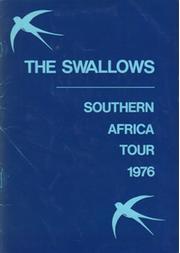 THE SWALLOWS CRICKET TOUR TO SOUTH AFRICA 1976