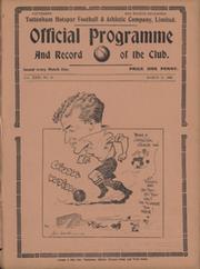 TOTTENHAM HOTSPUR V CRYSTAL PALACE (RESERVES) 1938-39 FOOTBALL PROGRAMME