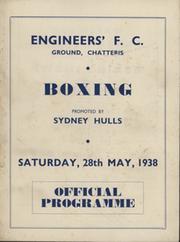 JIMMY WALSH V ERIC BOON 1938 (CHATTERIS) BOXING PROGRAMME