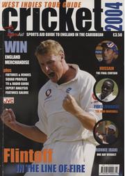 WEST INDIES V ENGLAND 2004 CRICKET TOUR BROCHURE