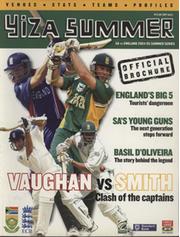 SOUTH AFRICA V ENGLAND 2004-05 CRICKET TOUR BROCHURE