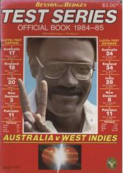 AUSTRALIA V WEST INDIES 1984-85 CRICKET TOUR BROCHURE