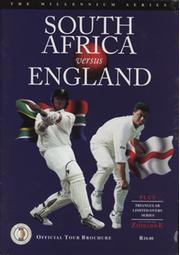 SOUTH AFRICA V ENGLAND 1999-2000 CRICKET TOUR BROCHURE