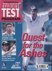 AUSTRALIA V ENGLAND 1998/99 CRICKET BROCHURE