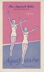 AQUAFANTASIA 1960 (BOURNEMOUTH) OFFICIAL PROGRAMME