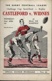 CASTLEFORD V WIDNES 1964 (CHALLENGE CUP SEMI-FINAL) RUGBY LEAGUE PROGRAMME