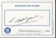 BOB APPLEYARD (ENGLAND & YORKSHIRE) CRICKET AUTOGRAPH