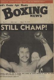 BOXING NEWS VOLS.31-32 (PARTIAL): MARCH 1975 - DECEMBER (91 ISSUES)