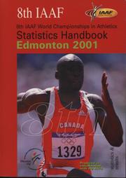 8TH IAAF WORLD CHAMPIONSHIPS IN ATHLETICS - IAAF STATISTICS HANDBOOK EDMONTON 2001