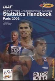 9TH IAAF WORLD CHAMPIONSHIPS IN ATHLETICS - IAAF STATISTICS HANDBOOK PARIS 2003