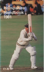 HAMPSHIRE COUNTY CRICKET CLUB ILLUSTRATED HANDBOOK 1981