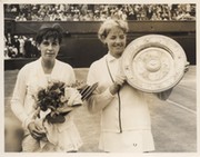 MARGARET SMITH & MARIA BUENO 1965 (WIMBLEDON) TENNIS PHOTOGRAPH