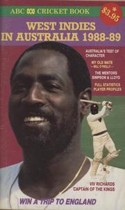 ABC CRICKET BOOK - WEST INDIES IN AUSTRALIA 1988-89