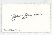 BRUCE FRANCIS (AUSTRALIA) CRICKET AUTOGRAPH