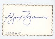 BILL BROWN (AUSTRALIA) CRICKET AUTOGRAPH