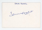 DAVID HOOKES (AUSTRALIA) CRICKET AUTOGRAPH