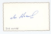 DES HOARE (AUSTRALIA) CRICKET AUTOGRAPH