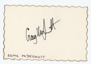 CRAIG MCDERMOTT (AUSTRALIA) CRICKET AUTOGRAPH