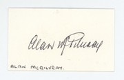 ALAN MCGILVRAY (NEW SOUTH WALES) CRICKET AUTOGRAPH