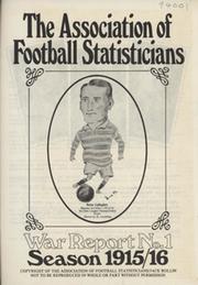 THE ASSOCIATION OF FOOTBALL STATISTICIANS WAR REPORT - WORLD WARS I AND II (FULL RUN OF 13 ISSUES)