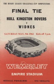 HULL KINGSTON ROVERS V WIDNES 1964 (CHALLENGE CUP FINAL) PROGRAMME