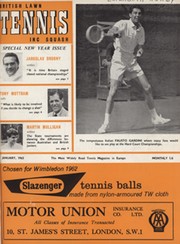 BRITISH LAWN TENNIS, INCORPORATING SQUASH - JANUARY TO DECEMBER 1963 (12 MAGAZINES)