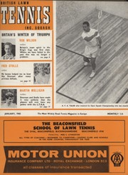 BRITISH LAWN TENNIS, INCORPORATING SQUASH - JANUARY TO DECEMBER 1965 (12 MAGAZINES)