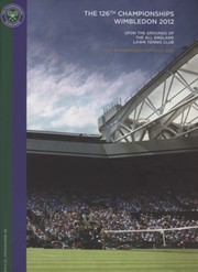 WIMBLEDON CHAMPIONSHIPS 2012 TENNIS PROGRAMME