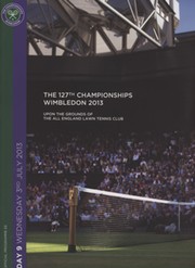 WIMBLEDON CHAMPIONSHIPS 2013 TENNIS PROGRAMME