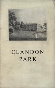 CLANDON PARK (GUIDEBOOK)