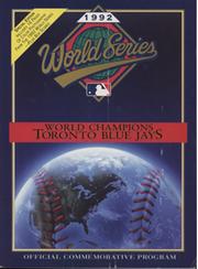 1992 BASEBALL WORLD SERIES OFFICIAL COMMEMORATIVE PROGRAMME