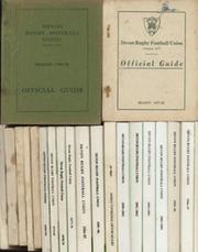 DEVON RUGBY FOOTBALL UNION OFFICIAL GUIDE/HANDBOOK 1950-2015 (44 VOLUMES)