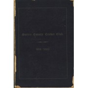 SURREY COUNTY CRICKET CLUB 1920 [HANDBOOK]