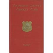 YORKSHIRE COUNTY CRICKET CLUB 1920 [ANNUAL]