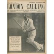 LONDON CALLING - WEST INDIES CRICKET TOUR OF ENGLAND 1957