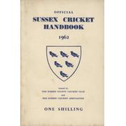 OFFICIAL SUSSEX CRICKET HANDBOOK 1962