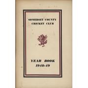 SOMERSET COUNTY CRICKET CLUB YEARBOOK 1948-49
