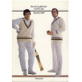 BARRIE LEADBEATER & GEOFF COPE (YORKSHIRE) CRICKET BENEFIT BROCHURE