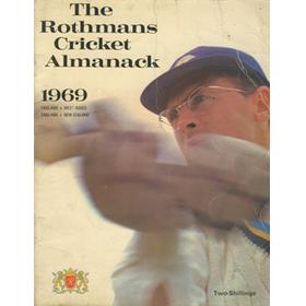 ROTHMANS CRICKET ALMANACK 1969: ENGLAND V WEST INDIES, ENGLAND V NEW ZEALAND