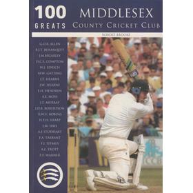 100 GREATS: MIDDLESEX COUNTY CRICKET CLUB