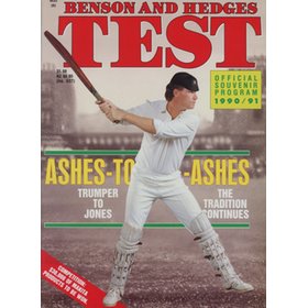 BENSON AND HEDGES TEST (ASHES) - OFFICIAL SOUVENIR PROGRAM 1990/91