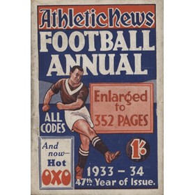 ATHLETIC NEWS FOOTBALL ANNUAL 1933-34