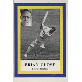 BRIAN CLOSE (YORKSHIRE & SOMERSET) 1961 CRICKET BENEFIT BROCHURE